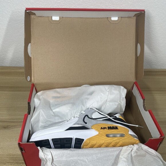 Nike Air Max Excee White University Gold Comfort Women's Mid Soles Sz 7.5 - Picture 9 of 13